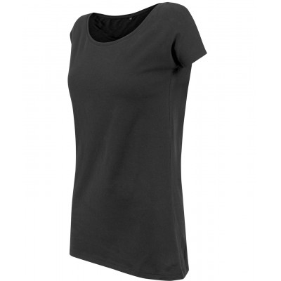 Women's wide neck tee Standard Sleeve Tees