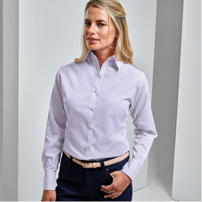 Premier Women's Poplin Long Sleeve Blouse Shirts & Blouses