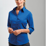 Premier Women's ¾ Sleeve Poplin Blouse Shirts & Blouses