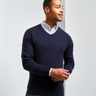 'Essential' acrylic v-neck sweater