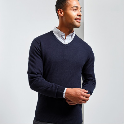 'Essential' acrylic v-neck sweater Knitwear