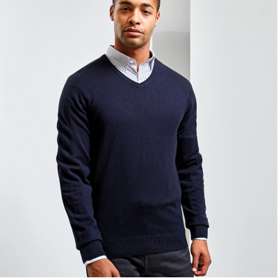 'Essential' acrylic v-neck sweater Knitwear