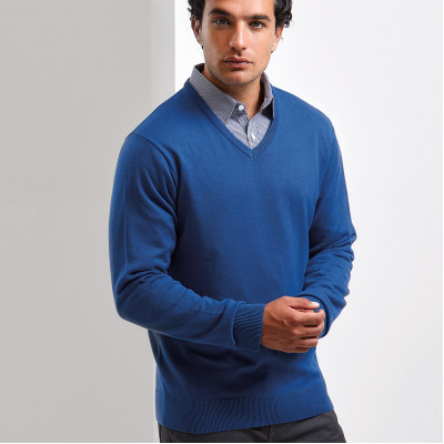 V-neck knitted sweater Knitwear