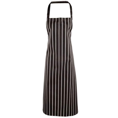 Striped bib apron Aprons