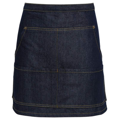 Jeans stitch denim waist apron Aprons