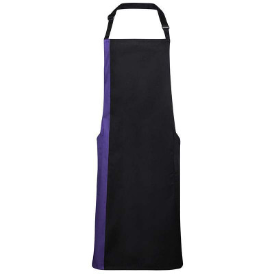 Contrast bib apron Aprons