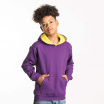 AWDis Kids Varsity Hoodie Overhead