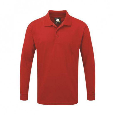 Weaver long sleeved polo shirt Long Sleeved Polos