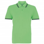 Asquith & Fox Tipped Polo Shirt Short Sleeve Polos