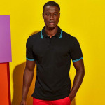 Asquith & Fox Tipped Polo Shirt Short Sleeve Polos