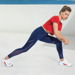 Women's TriDri® mesh tech panel leggings full-length Sports & Fitness