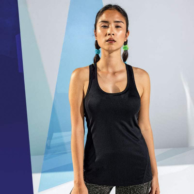 Women's TriDri® 'laser cut' vest Sports & Fitness