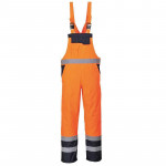 Contrast bib and brace unlined (S488) Trousers & Shorts
