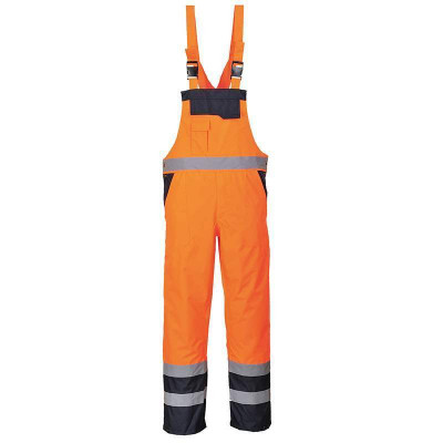 Contrast bib and brace unlined (S488) Trousers & Shorts